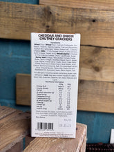 Load image into Gallery viewer, Crackers with Cheddar and Onion Chutney
