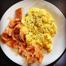Load image into Gallery viewer, Cold Smoked Salmon and Scrambled Eggs
