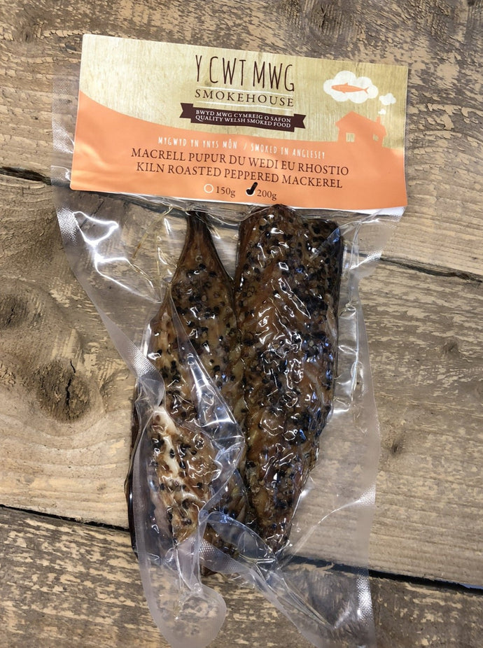 Kiln Roasted Peppered Mackerel Fillets 