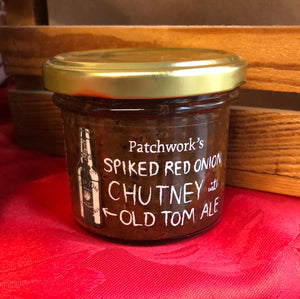Spiked Red Onion Chutney with Old Tom Ale